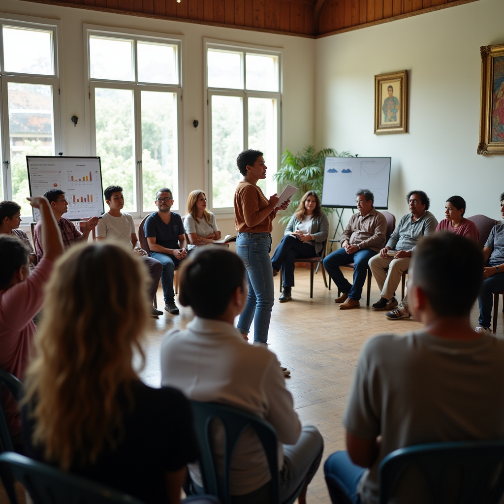 Cooperative assembly making collective financial decisions together